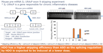 image for 7. Advantages of HDO: Activity on the splicing